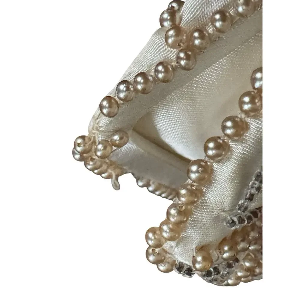 VTG Beaded Purse Bag by Debbie Made‎ in Japan Flapper Night Out Chain READ